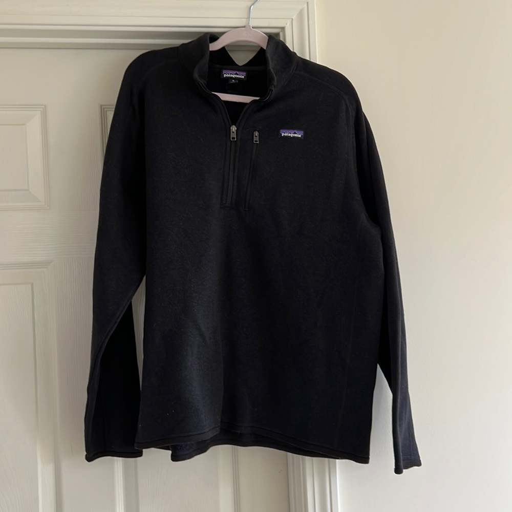 Patagonia Black Men’s 1/4 Zip Better Sweater | Size XL